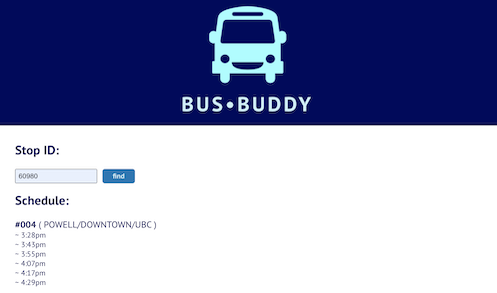 Screenshot of todos application